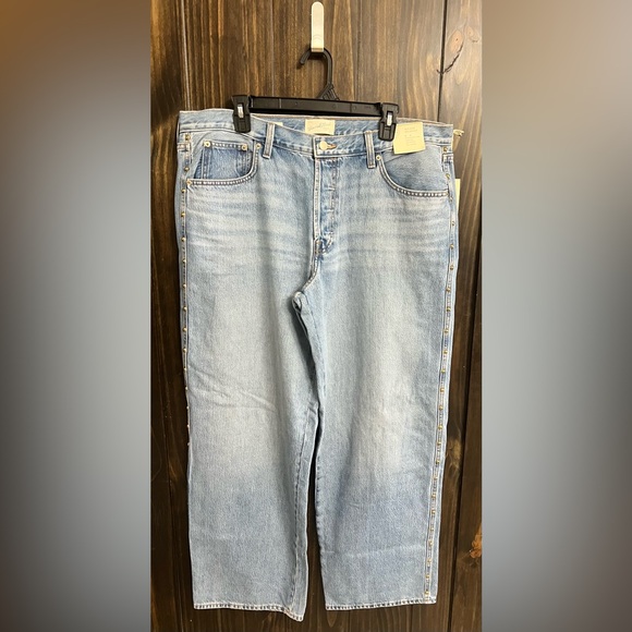 NWT Universal Thread Mid-Rise 90s Baggy Studded Jeans Women's Size 14 - Picture 3 of 8
